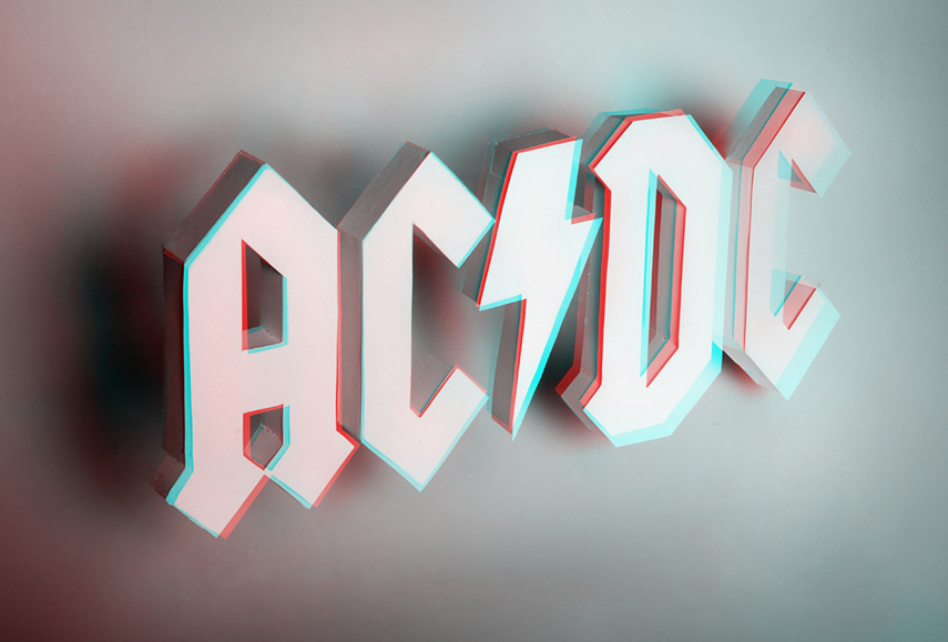 ACDC 3D Letters